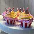 thumbnail image 6 of DEZICAKES Fake Cupcakes Candy Land Fake Cupcakes Faux Set of 3 Prop Decoration Dezicakes Fake Food- Fake Cake- Home Decoration, 6 of 7