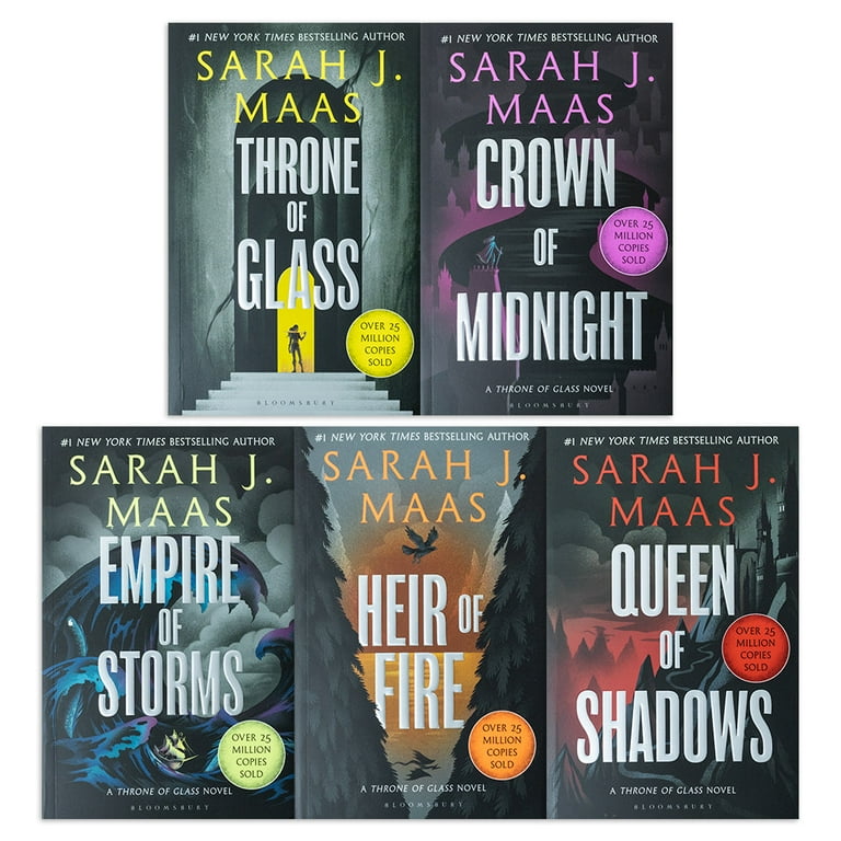 洋書 5 books, Sarah J. Mass, Throne of Glass Throne Of Glass Series Collection 5 Books Set By Sarah J