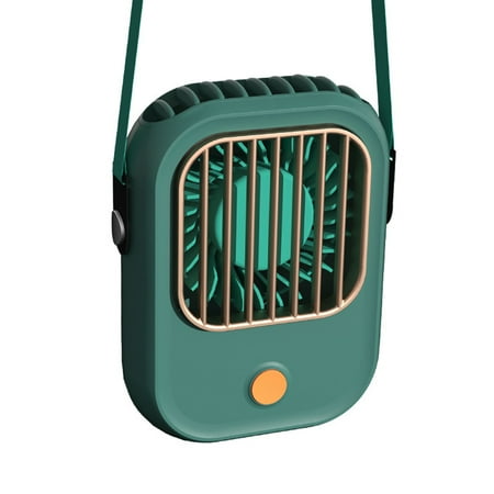 

Porfeet Desktop Fan 3 Wind Speeds Portable with Hanging Rope Mini Hanging Neck Cooling Fan for Outdoor