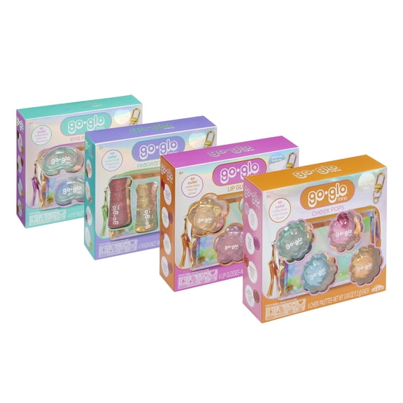 Go Glo Minis Backpack Charm Makeup Set, Lip, Eye, Cheek or Fragrance, Ages 8