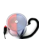 thumbnail image 2 of Luz de advertencia estroboscópica LED con baliza giratoria inalámbrica roja y azul, luces de emergencia con flash de peligro de arado en el techo, 12 V con soporte de base magnética y enchuf, 2 of 5