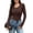 Brown, variant on Ekouaer Womens Long Sleeve Shirt Thermal Top Soft Lightweight Base Layer Shirt with Lace Trim Warm Scoop Neck Underwear for Winter