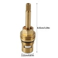 thumbnail image 3 of Practical Brass Body Quick Open Valves Cores Replacement Part Faucet Cartridges Conveninet for Hot Water Faucets, 3 of 9