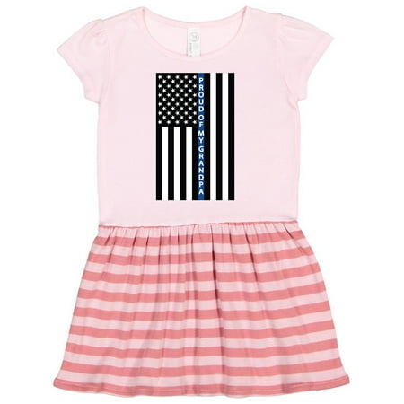 

Inktastic Grandpa Police Law Enforcement Gift Toddler Girl Dress