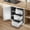 19.1"D x 28"W x 22"H, variant on Stainless Steel Outdoor Kitchen Trash Drawer with Sliding Track, Pull-Out Outdoor Kitchen Propane Drawer, Interior Storage, Roll-Out Trash Bin for Patio Outdoor Grill Kitchen