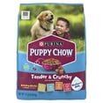 thumbnail image 1 of Purina Puppy Chow Alimento seco para cachorros con alto contenido de proteínas, tierno y crujiente con carne de res real, bolsa de 15 lb, 1 of 3
