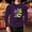 #249-Wine, variant on Ceisia Men's Mardi Gras Geometric Jester Mask Print Waffle Knit Crew Neck Long Sleeve T-Shirt Gift