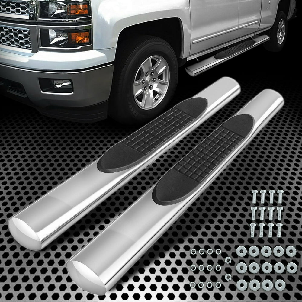 4" Side Step Nerf Bar For 20072018 Silverado 1500 2500 Regular