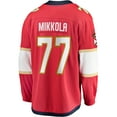 thumbnail image 3 of Men's Fanatics Niko Mikkola Red Florida Panthers  Premier Breakaway Player Jersey, 3 of 3