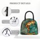 thumbnail image 4 of Easygdp Emerald Color Gold Marble Bolsa de Almuerzo Insulada Grande, Forro de Aluminio, Diseño Espacioso, a Prueba de Fugas, Ideal para Trabajo, Picnics, Viajes y Actividades al Aire Libre, 4 of 6