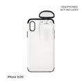 thumbnail image 1 of Reemplazo de la caja del soporte del auricular de la cubierta protectora de los auriculares inalámbricos del teléfono para el iPhone X / XS Monstrate EL4374-55B, 1 of 2