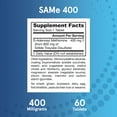 thumbnail image 2 of Jarrow Formulas SAM-e, Promotes Joint Strength and Mood, 400 mg, 60 Enteric-Coated Tabs, 2 of 9