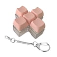 thumbnail image 4 of Llavero con teclado antiestrés para adultos, creativo, portátil, con botón de llave, juguete de descompresión novedoso para fiestas, hombres, mujeres, 5 claves, 4 of 8
