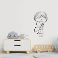 thumbnail image 3 of Dinosaur Love Cute Dinosaur Toy Happy Kid Playing Silhouette Vinyl Design Wall Sticker Wall Art Wall Decal Dino Love Boy Girl Kid Room Bedroom Nursery Kinder Home Decor Decoration Size (10x4 inch), 3 of 3