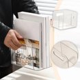 thumbnail image 2 of Clear Acrylic File Holder, Vertical Desktop Organizer for Letter Size Papers Folders Magazines, Transparent Mail Sorter Rack, Multi-Purpose Document Storage for Home Office Classroom, 2 of 8