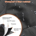 thumbnail image 4 of Car SUV Truck Waterproof Back Seat Extender  Non Inflatable Dog Car Seat Cover Hammock Travel Bed Black, 4 of 7