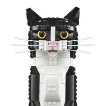Custom 3D-Printed Whiskers for Lego Tuxedo Cat – 6 Pack with 3 Unique Styles