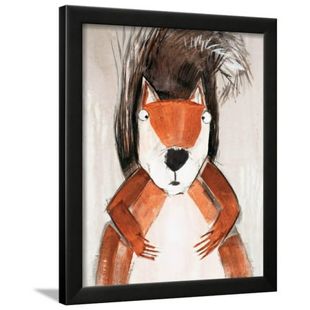 Playful Squirrels - Playful Squirrel Framed Print Wall Art By Madelaine Morris