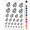 Black, variant on Future Mrs. Engagement Ring Wedding Water Resistant Temporary Tattoo Set Fake Body Art Collection - Purple