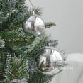 thumbnail image 5 of Bolas de plata claras grandes de 15 cm para decoración de árboles de Navidad, adornos para bodas, fiestas de Navidad para Año Nuevo 2023, decoración del hogar, regalo de Navidad, 5 of 5