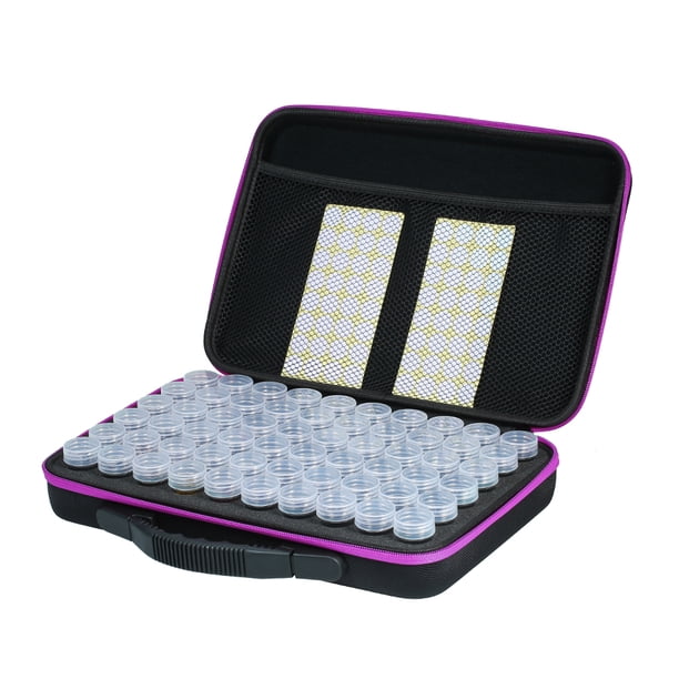 60 Botellas de Diamante Caja de Almacenamiento Bordado de Diamantes Pintura Accesorio Irfora Estuche de almacenamiento