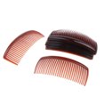 thumbnail image 6 of Pack of 12 Pieces of Plain Large Plastic Hair Combs Slides Hair , Red brown, Red brown, 6 of 8