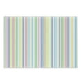 thumbnail image 1 of Pastel Cutting Board, Vertically Striped Pattern Different Colored Straight Lines Classical Old Fashioned, Decorative Tempered Glass Cutting and Serving Board, Large Size, Multicolor, by Ambesonne, 1 of 1