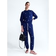 thumbnail image 2 of Free Assembly Women’s and Women’s Plus Embroidered Jogger Sweatpants, Sizes XS-4X, 2 of 5