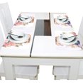 thumbnail image 4 of Cat Strap Flowers Floral 12×18 inch Placemats Heat Resistant Washable Foldable Rectangular Placemats Set Decoration Indoor Outdoor for Kitchen Dining Table 4PCs, 4 of 8