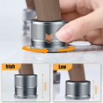 thumbnail image 4 of Los elevadores de muebles están hechos de material de aleación de aluminio de alta calidad, que no solo es resistente a la compresión, sino también a la abrasión y durabilidad., 4 of 5