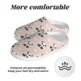 thumbnail image 6 of KLL Cute Panda Pattern Adult Unisex Cozy Slippers,Fuzzy Slip-on Slippers TPR Sole Slippers Comfort Plush Home Footwear for Indoor & Outdoor-8, 6 of 7