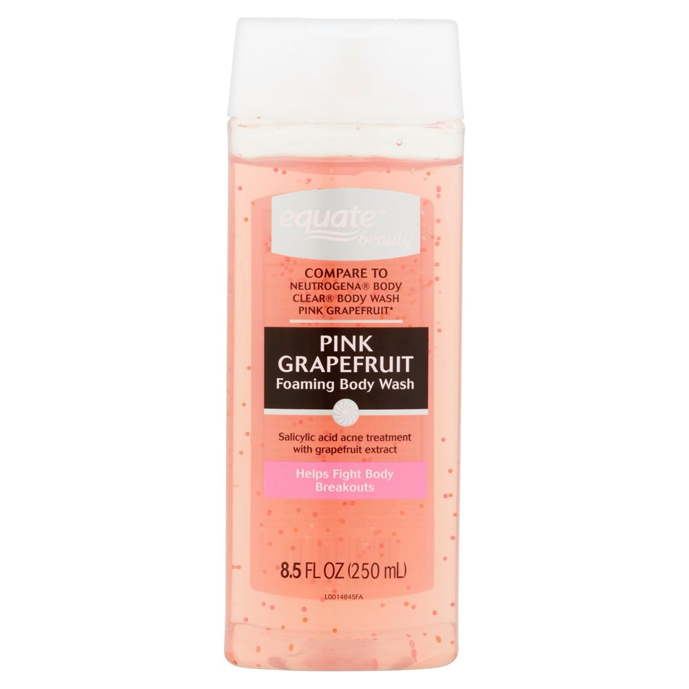 Equate Beauty Pink Grapefruit Foaming Body Wash, 8.5 fl oz Walmart