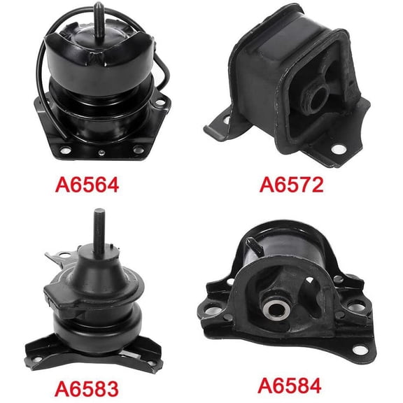 ECCPP Engine Mount Fit for Honda for Accord 1998-2002 2.3L Engine Motor Set of 4 Trans Mount