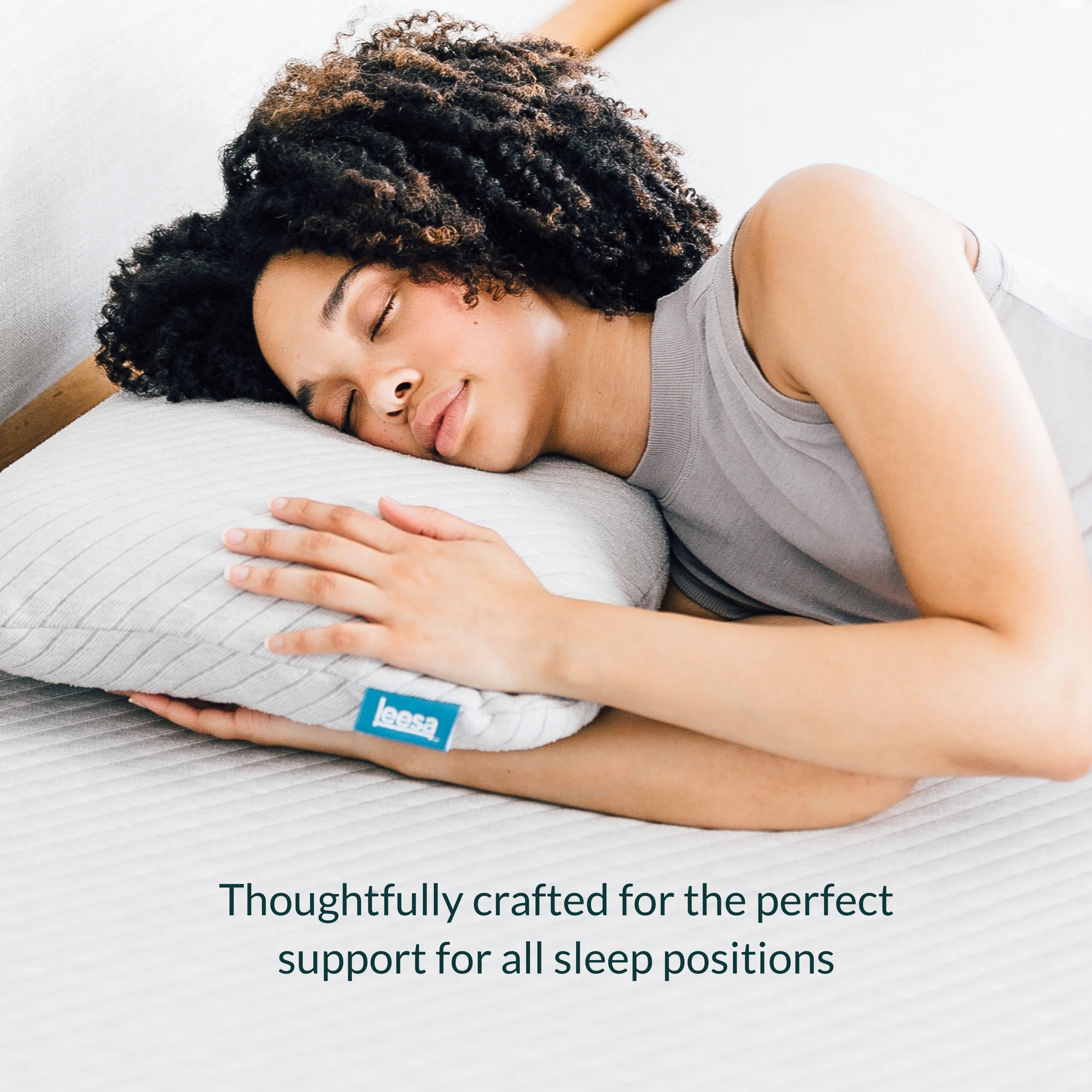 Leesa Premium Latex Pillow, Standard/High Loft