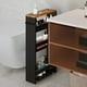 thumbnail image 5 of Carrito de cocina negro Rolling Storage Cart MARTY de 4 niveles, 5 of 7