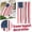 B_1Pc, variant on 1 PC American Flag Garden Flags Embroidered - 12"x18", Deluxe Embroidered Stars and Sewn Stripes USA Garden Flags,Patriotic Decorative Yard Flags for Garden and Home, 210D Nylon