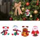thumbnail image 4 of Muñeco de nieve de fieltro navideño decoraciones de fieltro suave cómodo hermoso atractivo ampliamente utilizado para calcetines navideños chimenea navideña para árbol ANGGREK Otros, 4 of 8