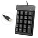thumbnail image 5 of USB Wired Numeric Keypad Mechanical Feel Number Pad Keyboard 19 Keys Water-proof for Laptop Desktop PC Notebook Black, 5 of 5