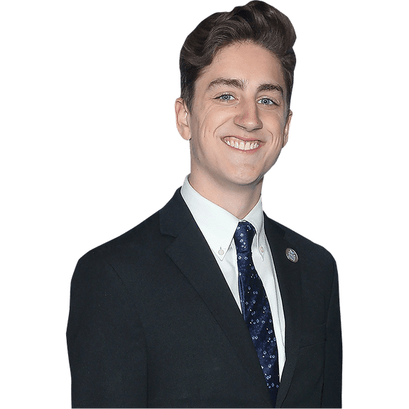 Danny Gonzalez (Black Suit) Half Body Buddy Cutout