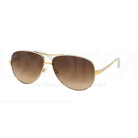 TORY BURCH Sunglasses TY6035 301913 Ivory Gold 60MM