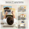 thumbnail image 4 of Adult lap desk with armrests, ergonomic laptop pillow stand, 4 of 9