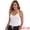 White, variant on DARING DIVA Women's Halter Neck Padded Adjustable Spaghetti Straps Tank Top S Black
