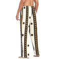 thumbnail image 3 of FORMRS Mens Pajama Pants with Pockets Soft Cotton Sleepwear Lounge Bottoms, Sizes S-2XL, Beige Abstract Dots, 3 of 7