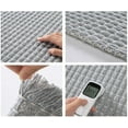 thumbnail image 2 of Soft Microfiber Farmhouse Bathroom Rug Washable Kitchen Mats Woven Non Slip Small Bath Mat with Pure Tassels,Tufted Braided Bath Rug for Entryway Doormat Laundry Room(20" X 32",Beige), 2 of 6
