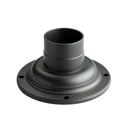 

Kichler 9530 7 Round Decorative Post Base Cover For Outdoor Post Lighting - Black