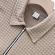 thumbnail image 5 of pstuiky camisetas de hombre, Camiseta informal de verano para hombre, de color liso, con mangas cortas, cremallera y solapa camisas casuales para hombre xxl, 5 of 7