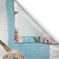 thumbnail image 3 of Ambesonne Shabby Flora Kitchen Curtains, Anchors and Roses, 55"x39", Multicolor, 3 of 3