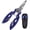 Blue, variant on Durable Stainless Steel Fishing Pliers with Comfort Grip Handle - Spring-Loaded, Corrosion-Resistant, Multi-Functional for Cutting Line, Hook Removal & More