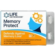 Memory Protect, 36 Vegetarian Capsules, Life Extension
