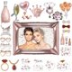 thumbnail image 1 of 29 Pcs Hen Party Photo Booth Props, Team Bride Selfie Props Wedding Photo Props, 1 of 5